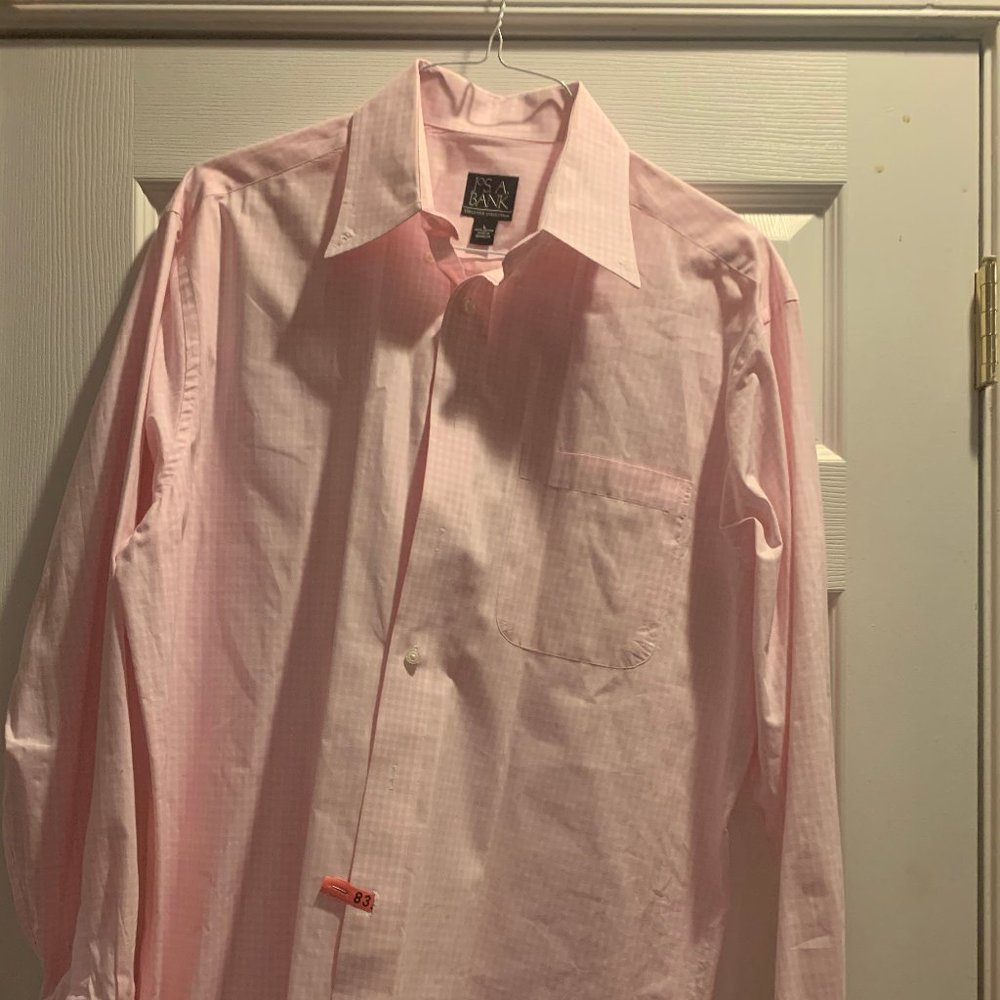 Jos A Banks Easter Orange Long Sleeve Men's L